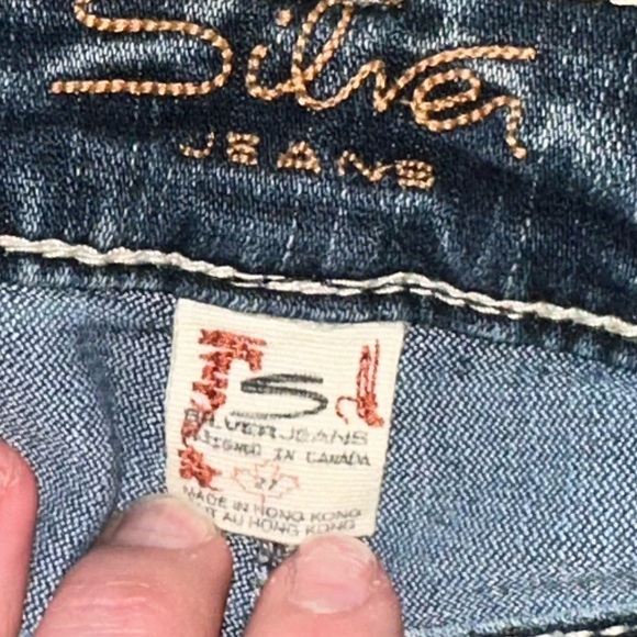 Silver Jeans size 27 x 26 ½ - Picture 4 of 7